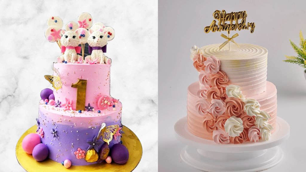 First Anniversary Cake Design