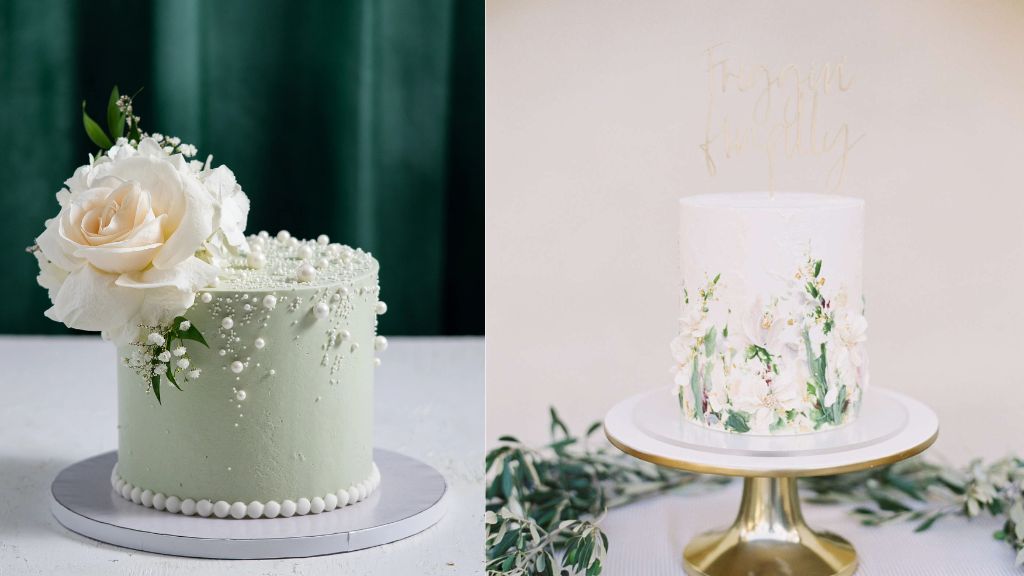 Simple Cake for Anniversary