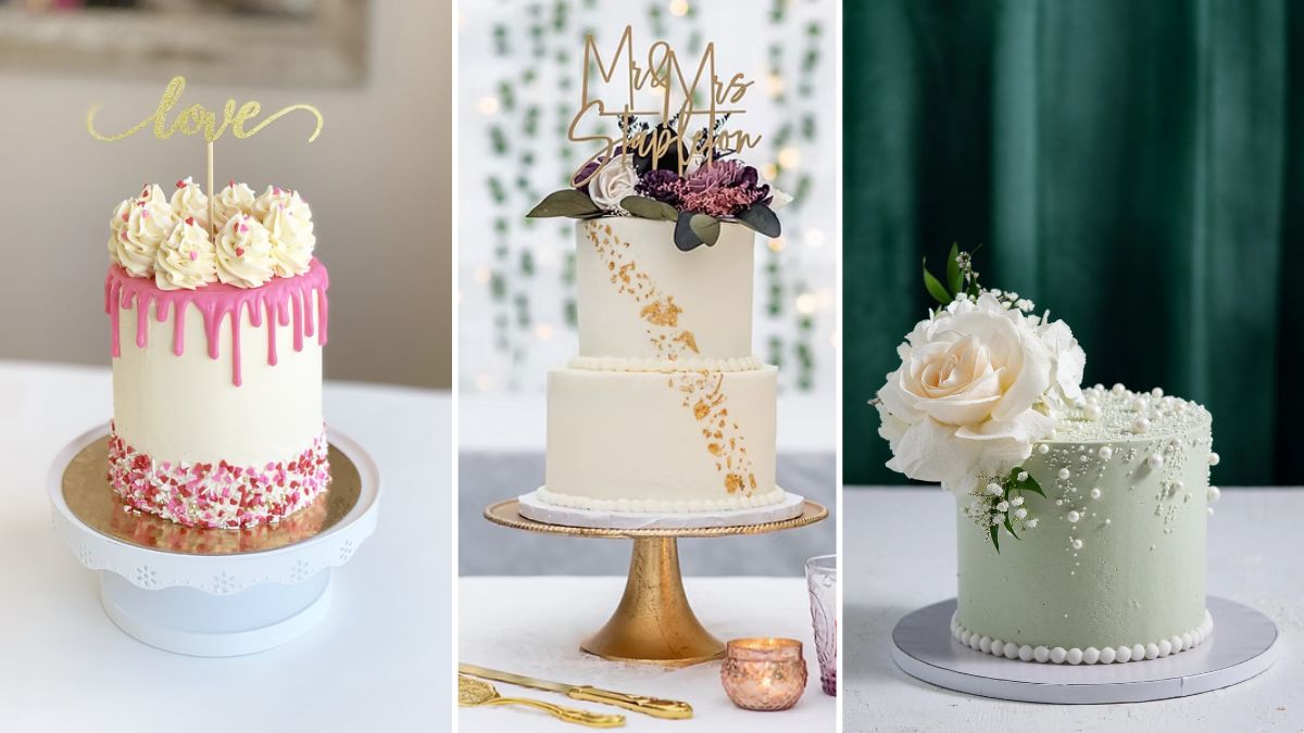Simple Cake for Anniversary