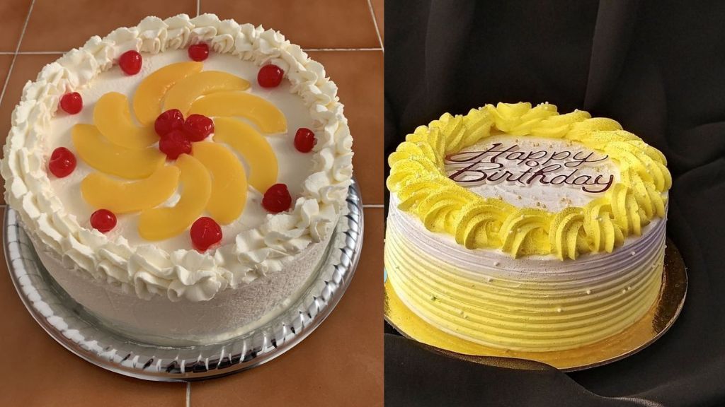 Pineapple Cake Design Simple