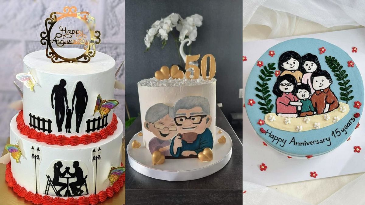 Cake for Parents Anniversary